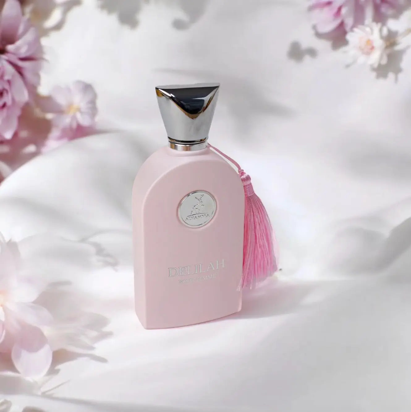 Parfum Delilah de Maison Alhambra - Une fragrance féminine inspirée de Delina de Parfums de Marly. Découvrez ce parfum au Maroc sur Sentoria.ma, votre parfumerie en ligne à Casablanca. Parfums pour femmes luxueux et raffinés disponibles au Maroc.
