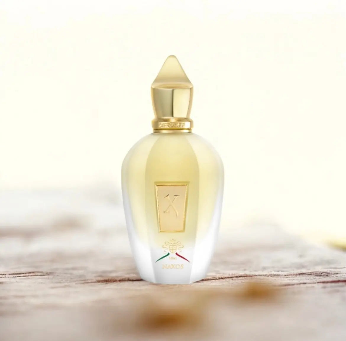 Xerjoff Naxos, parfum de niche homme aux notes de tabac et vanille.