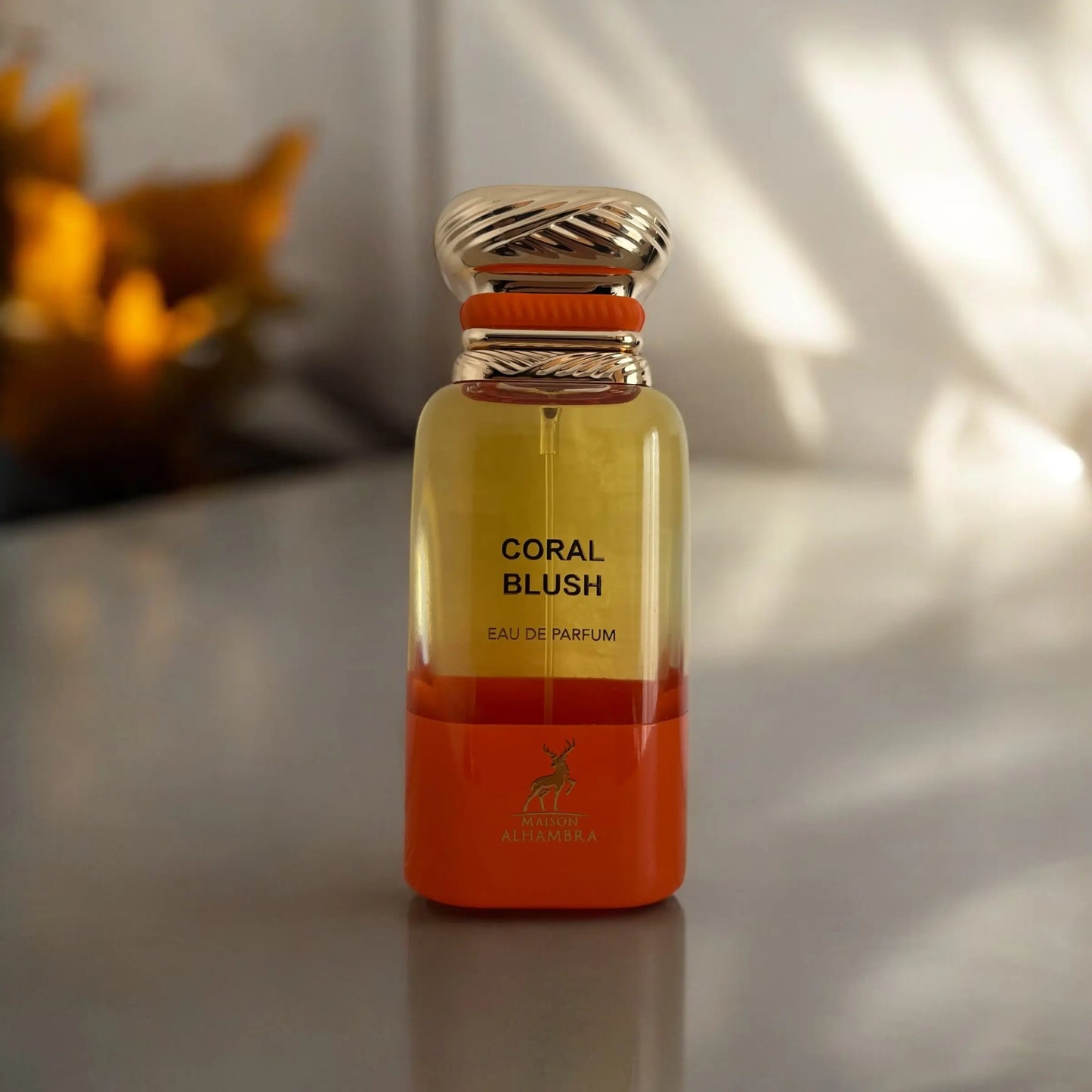 Parfum Coral Blush de Maison Alhambra - Une fragrance unisexe inspirée de Bitter Peach de Tom Ford. Explorez ce parfum au Maroc sur Sentoria.ma, votre parfumerie en ligne à Casablanca. Découvrez des parfums unisexes uniques et envoûtants.