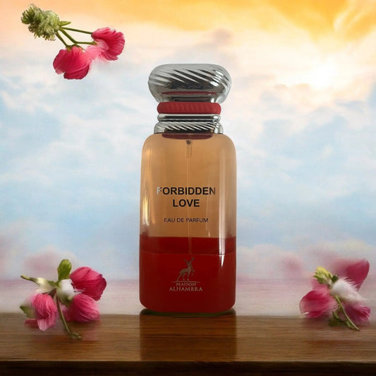 Parfum Forbidden Love de Maison Alhambra - Une fragrance unisexe inspirée de Lost Cherry de Tom Ford. Découvrez ce parfum audacieux et sensuel au Maroc sur Sentoria.ma, votre parfumerie en ligne pour des parfums unisexes uniques à Casablanca et dans tout le Maroc.