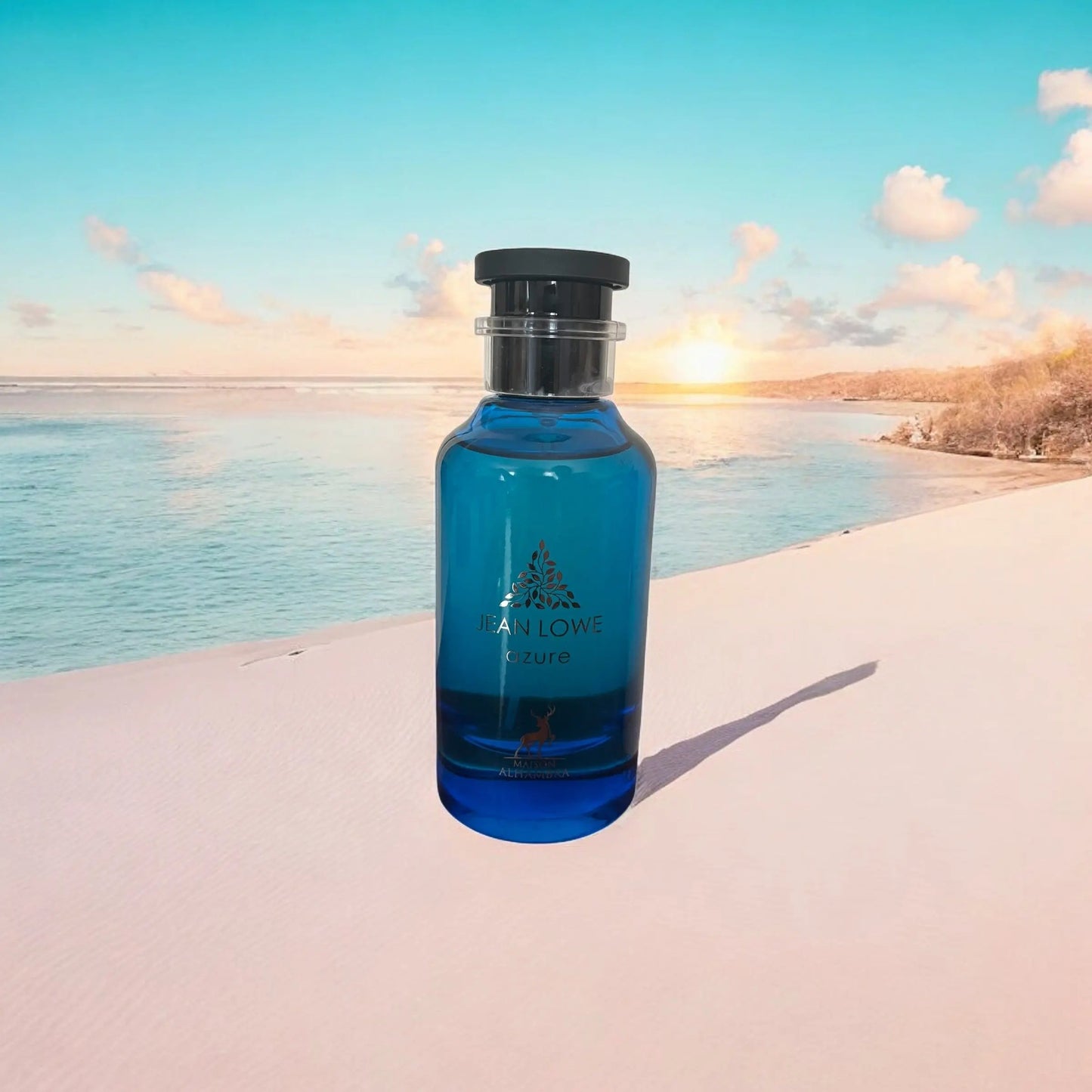 Parfum Jean Lowe Azure de Maison Alhambra - Une fragrance pour homme inspirée de Afternoon Swim de Louis Vuitton. Explorez ce parfum intense et luxueux au Maroc sur Sentoria.ma, votre parfumerie en ligne à Casablanca. Parfums pour hommes exclusifs disponibles au Maroc.