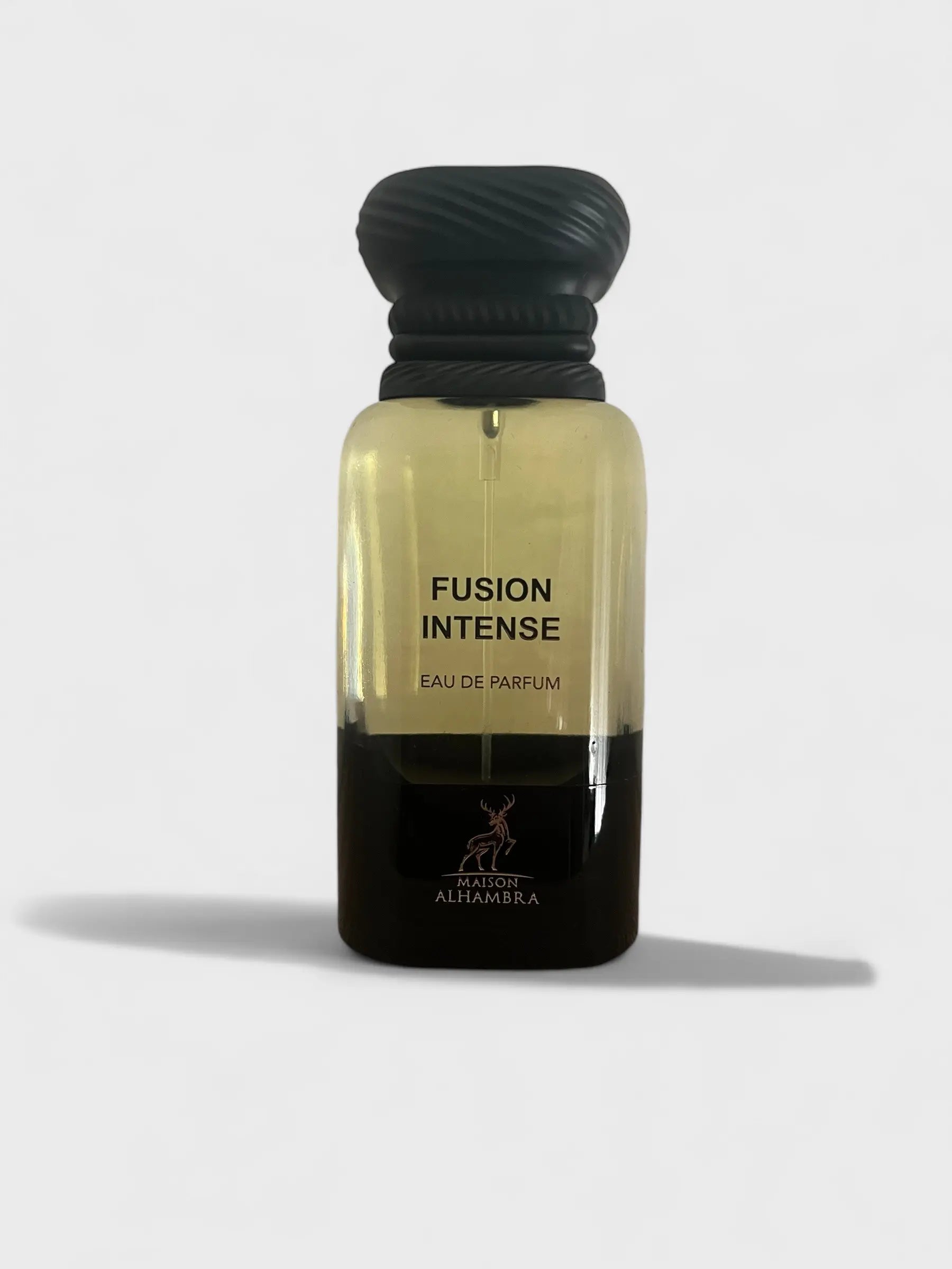 Parfum Fusion Intense de Maison Alhambra - Une fragrance unisexe inspirée de F... Fabulous de Tom Ford. Explorez ce parfum audacieux et luxueux au Maroc sur Sentoria.ma, votre parfumerie en ligne à Casablanca. Parfums unisexes exclusifs disponibles au Maroc.