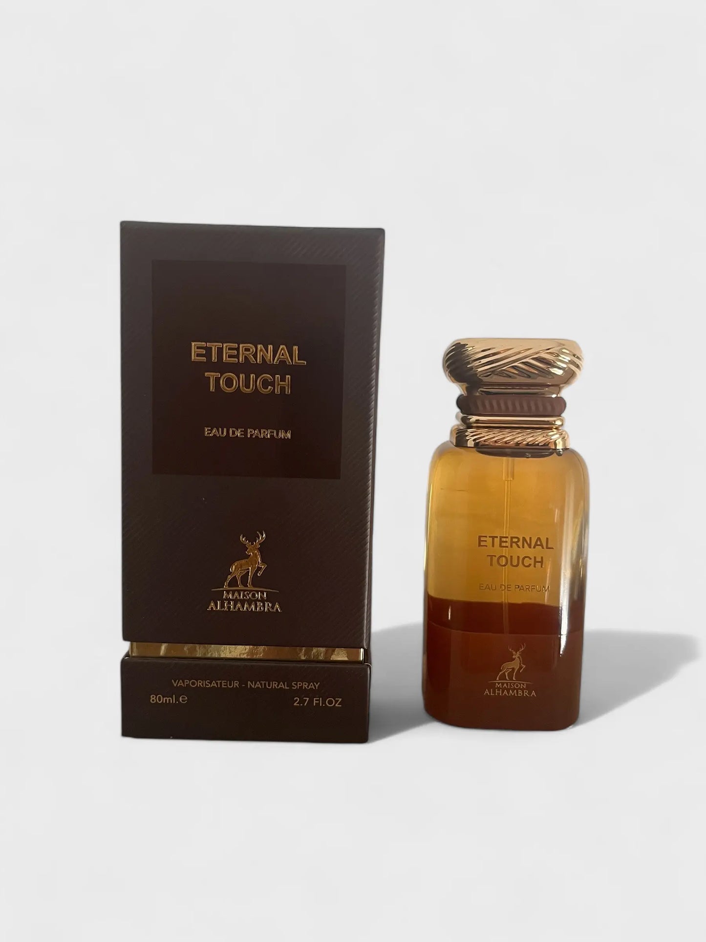 Parfum Eternal Touch de Maison Alhambra - Une fragrance pour homme inspirée de Tobacco Vanille de Tom Ford. Explorez ce parfum chaud et envoûtant au Maroc sur Sentoria.ma, votre parfumerie en ligne à Casablanca. Parfums pour hommes disponibles au Maroc.