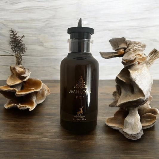 Parfum Jean Lowe Noir de Maison Alhambra - Une fragrance pour homme inspirée d'Ombre Nomade de Louis Vuitton. Explorez ce parfum intense et luxueux au Maroc sur Sentoria.ma, votre parfumerie en ligne à Casablanca. Parfums pour hommes exclusifs disponibles au Maroc.