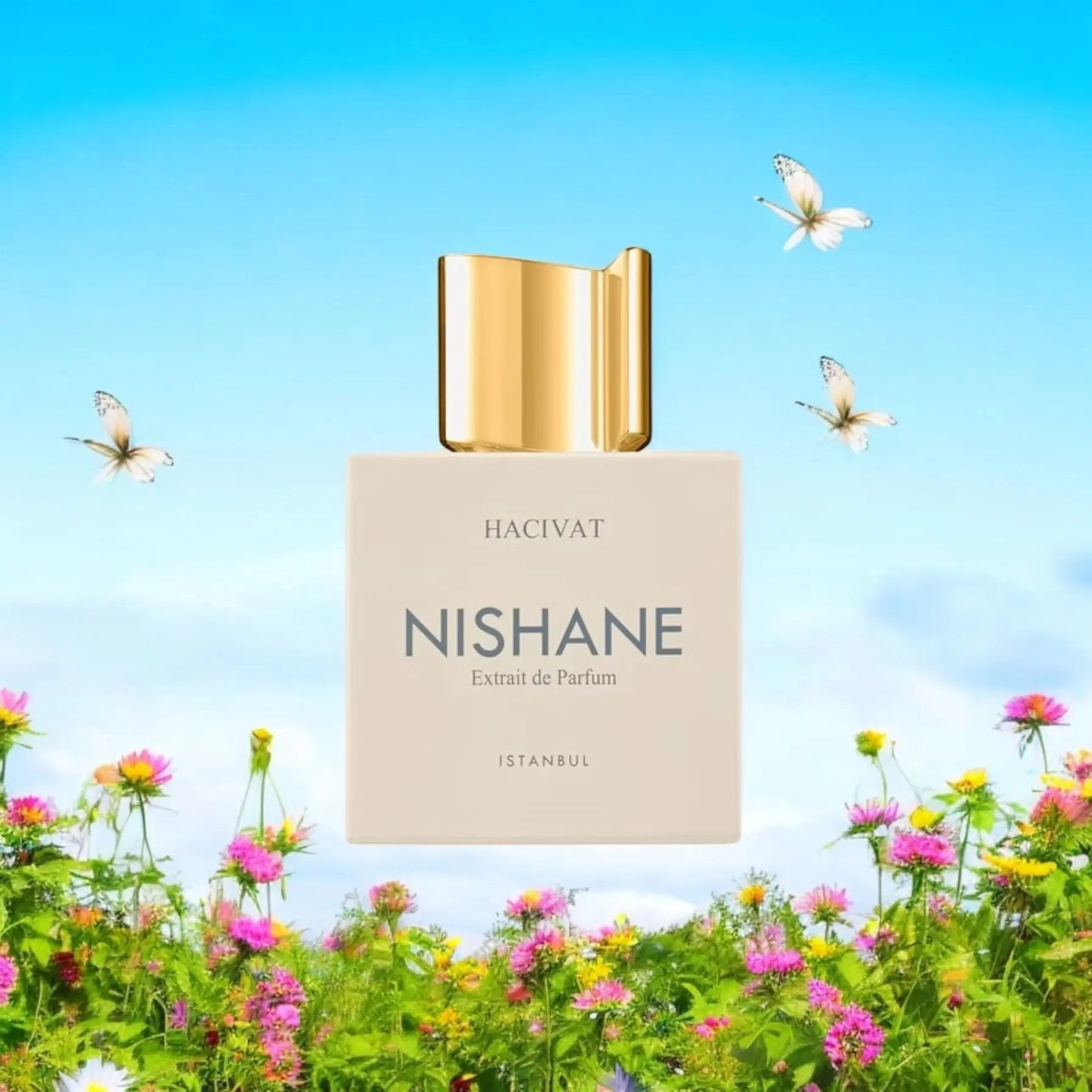 Hacivat Nishane, parfum de niche unisexe aux accords boisés et fruités.