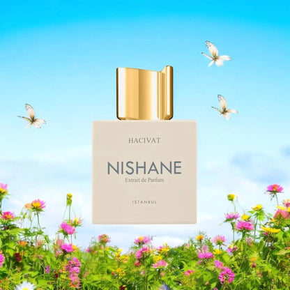 Hacivat Nishane, parfum de niche unisexe aux accords boisés et fruités.