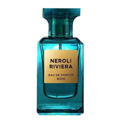 Parfum Neroli Riviera de Fragrance World - Une fragrance unisexe inspirée de Neroli Portofino de Tom Ford. Explorez ce parfum au Maroc sur Sentoria.ma, votre parfumerie en ligne à Casablanca. Découvrez des parfums unisexes uniques et envoûtants.
