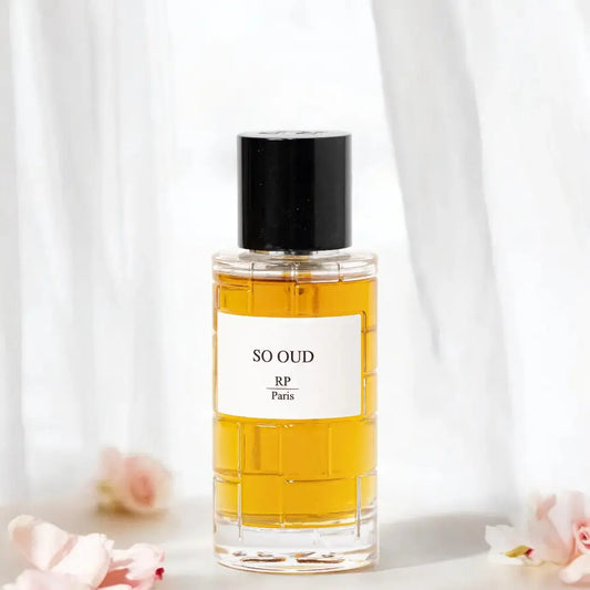 Parfum So Oud de RP Paris - Une fragrance unisexe inspirée d'Ilham So Oud. Découvrez ce parfum riche et envoûtant au Maroc sur Sentoria.ma, votre parfumerie en ligne pour des parfums unisexes à Casablanca et dans tout le Maroc.