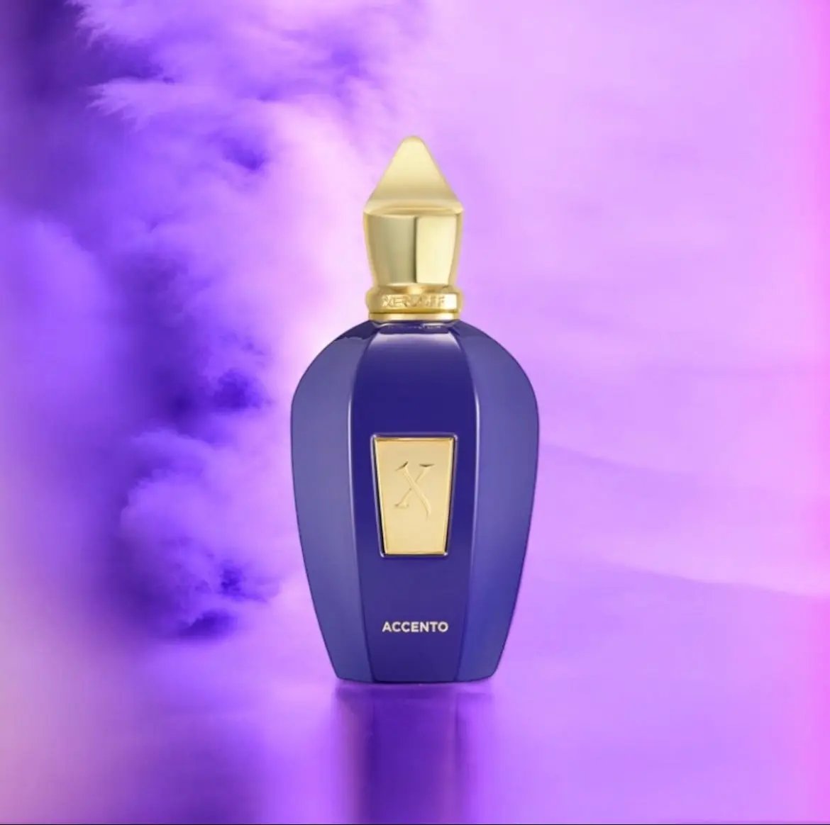 Accento Xerjoff, parfum de niche unisexe aux accords fruités et boisés.
