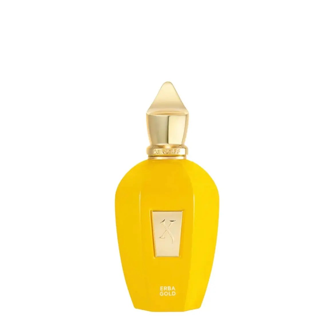Xerjoff Erba Gold, parfum de niche unisexe aux accords fruités et épicés.